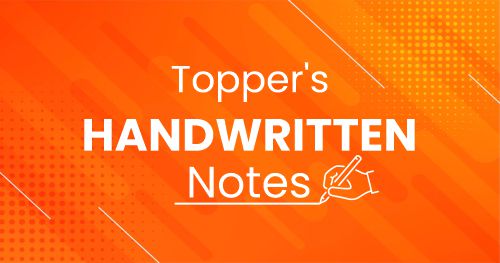 Topper Handwritten Notes