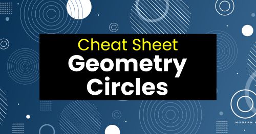 Cheat Sheet-Geometry-Circles