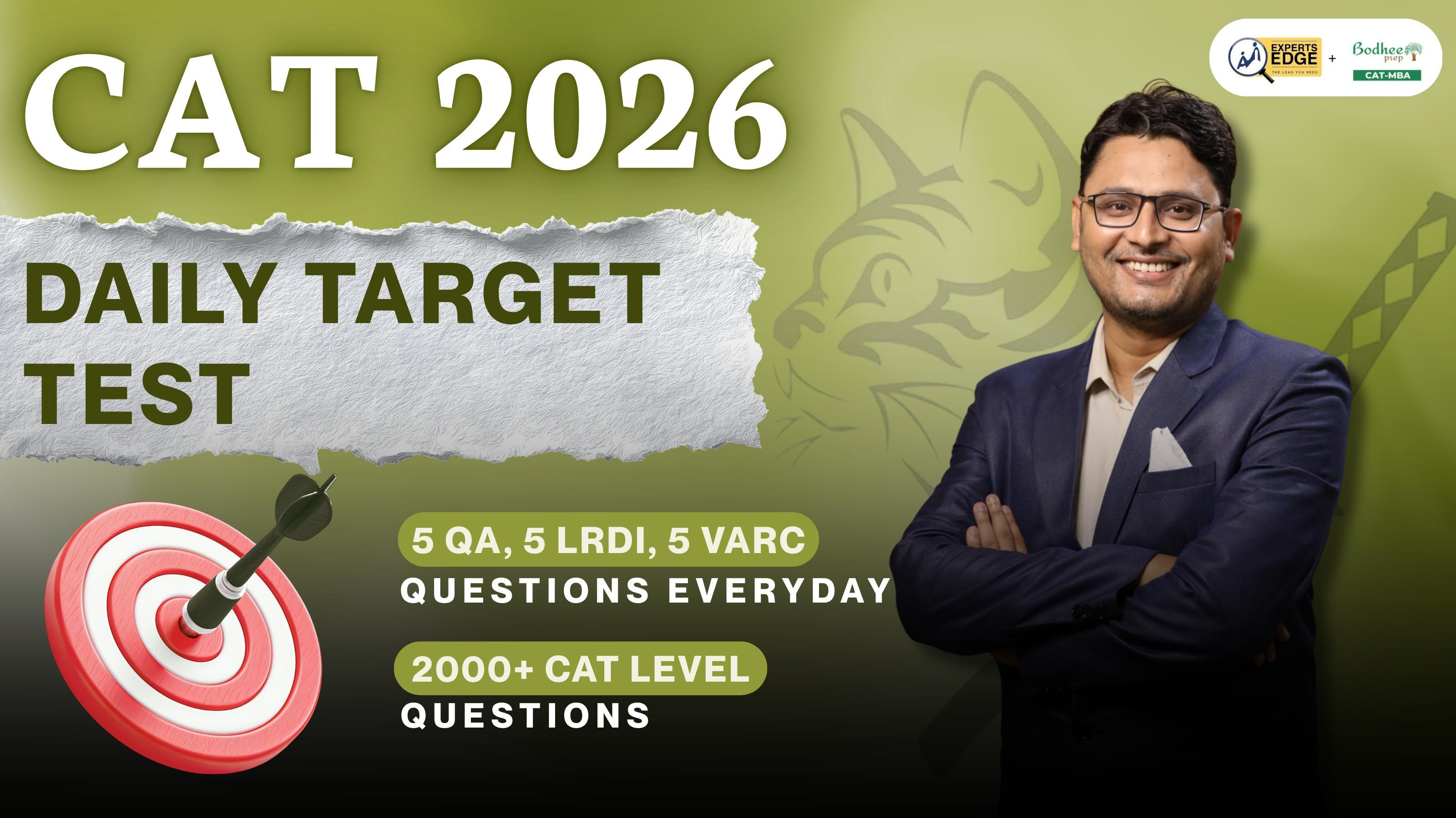 CAT 2026 Daily Target Tests