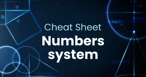 Cheat Sheet-Number Systems